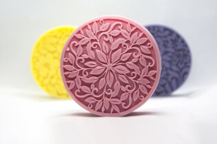 Collection of the floral circle soaps